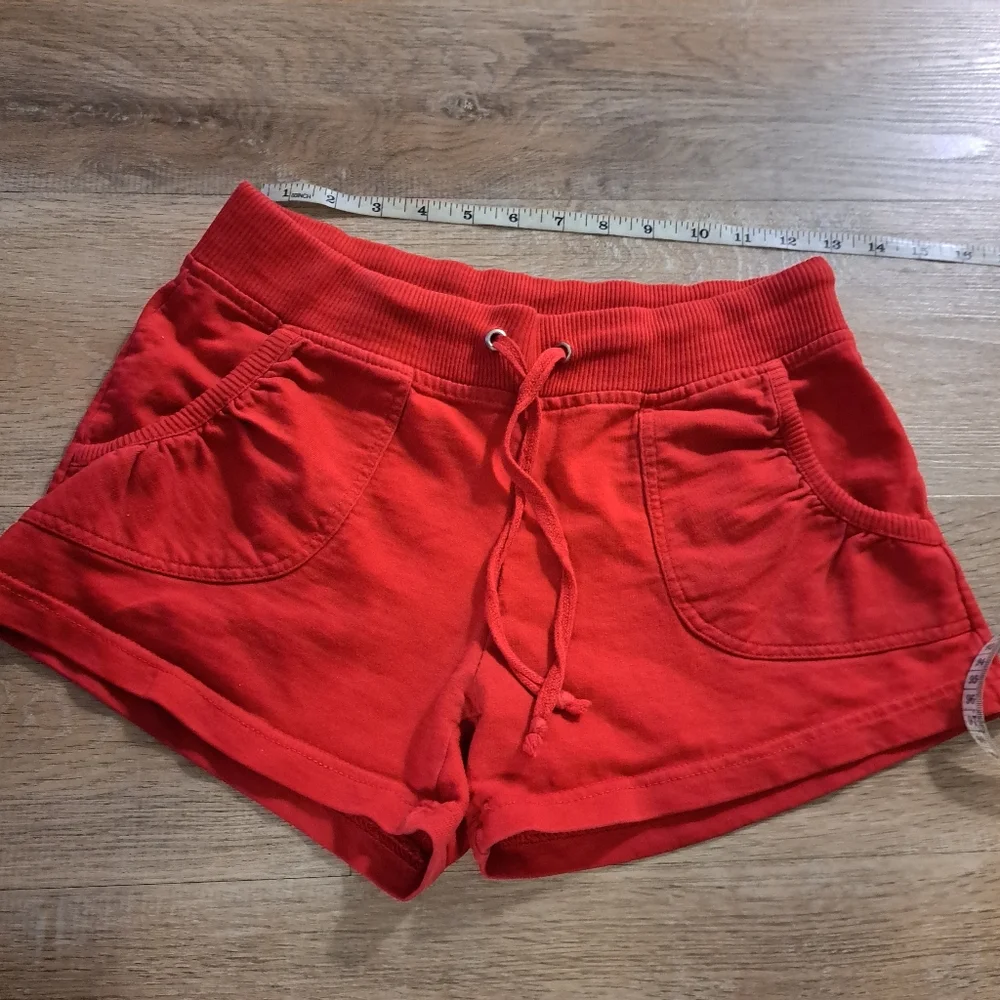 Feathers Women's Red Casual Shorts